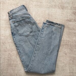 Abercrombie & Fitch Light Blue Women's Straight Leg Jeans